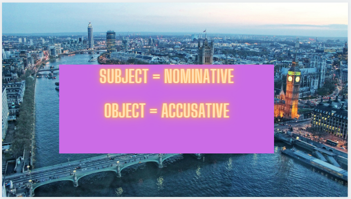 What are subject and object pronouns? 3
