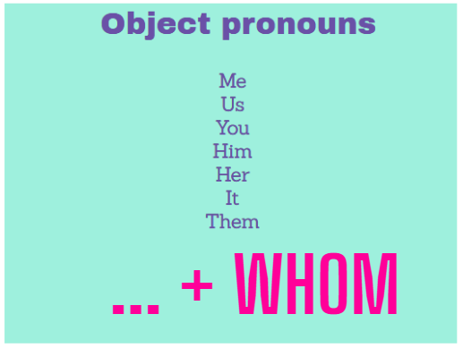 whom pronoun