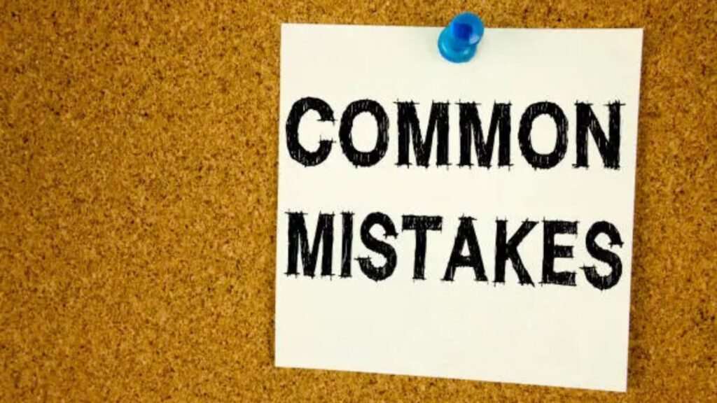 Common mistake