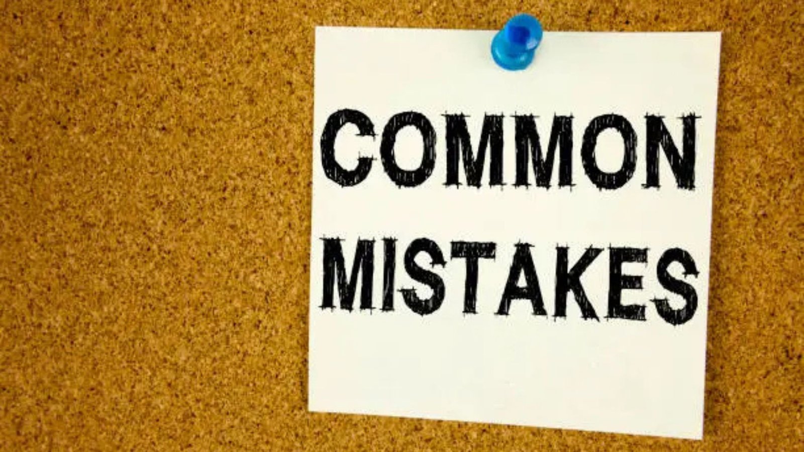 Common mistake