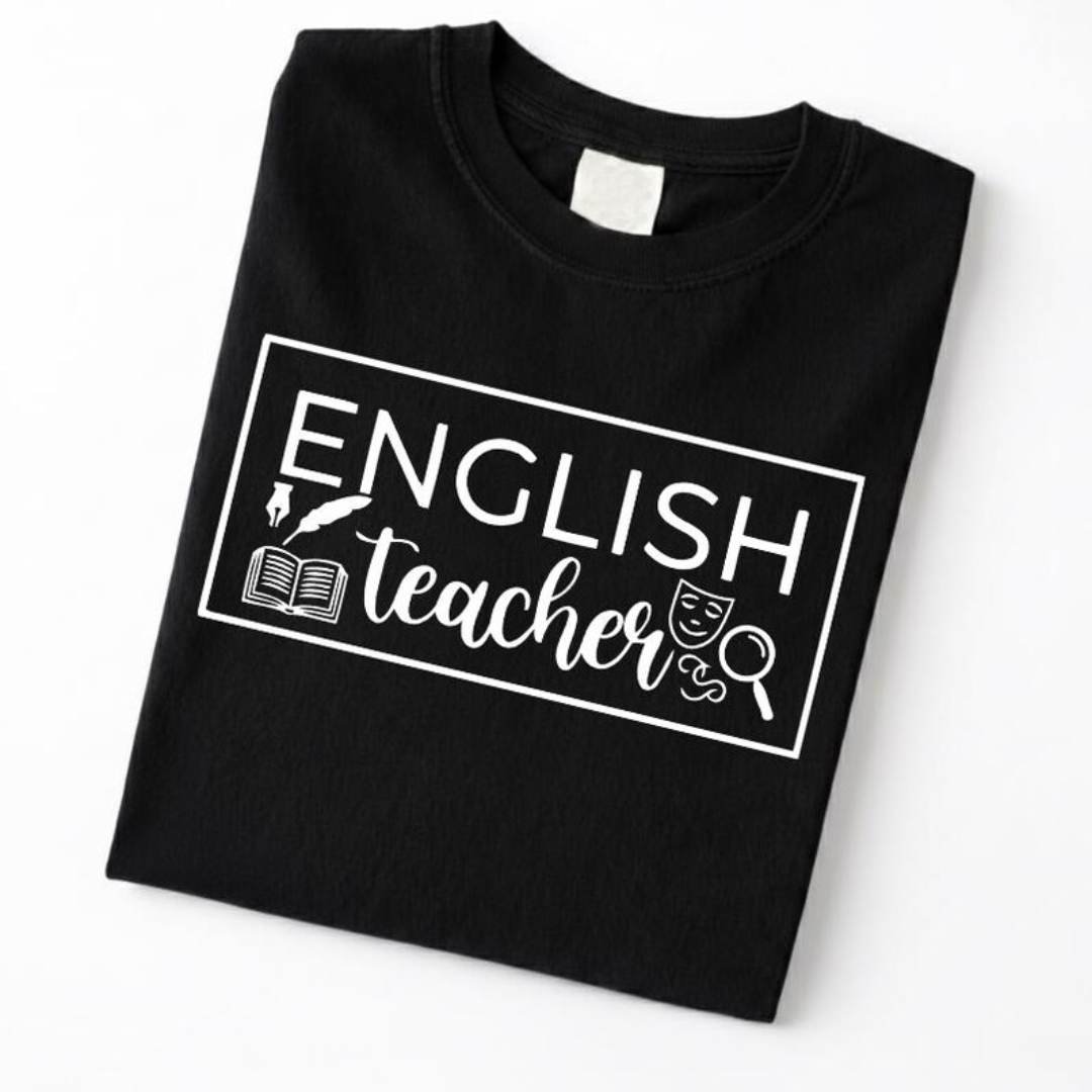 English Teacher T-Shirt 3 English Teacher T Shirt EMS