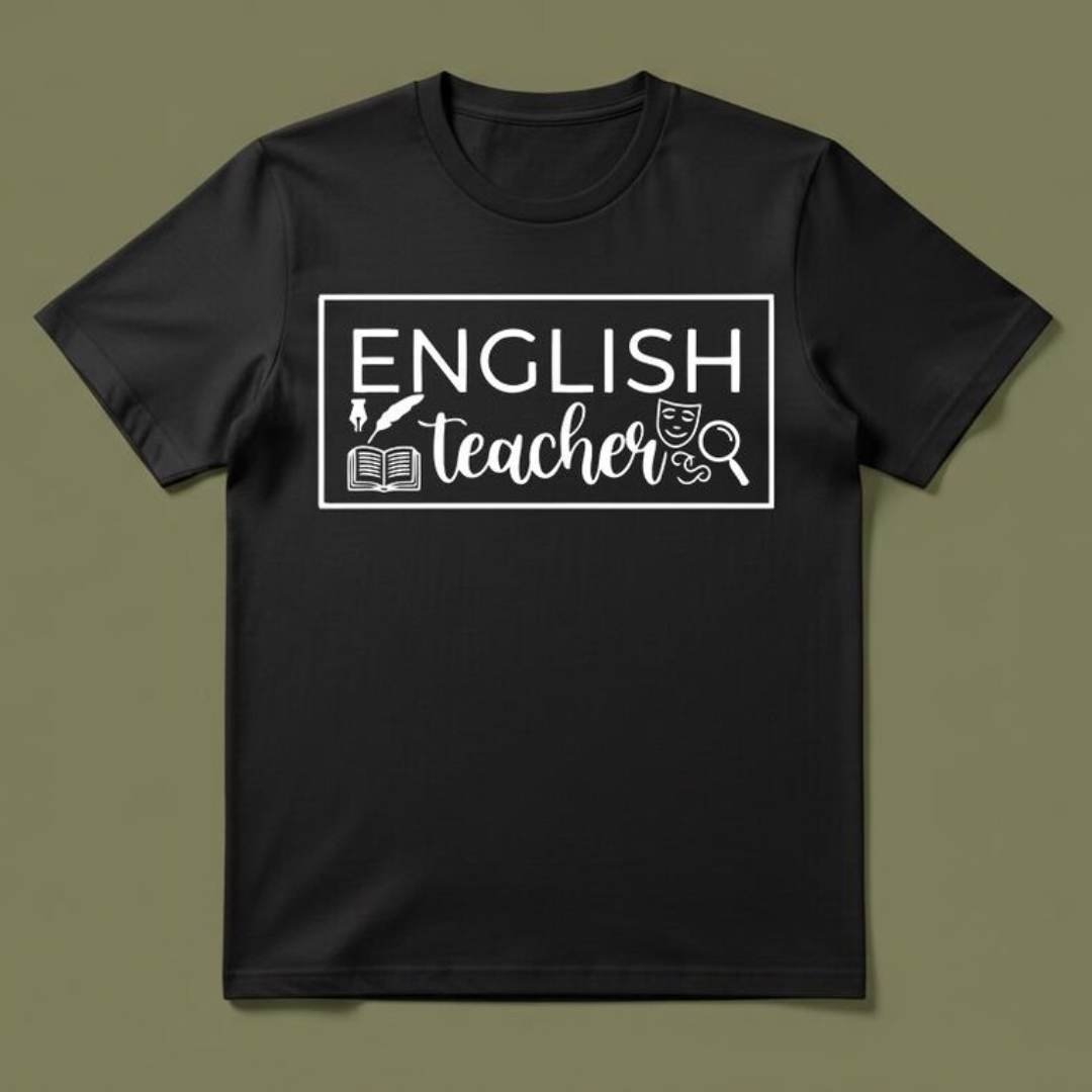 English Teacher T-Shirt 2 English Teacher T Shirt ENGLISH