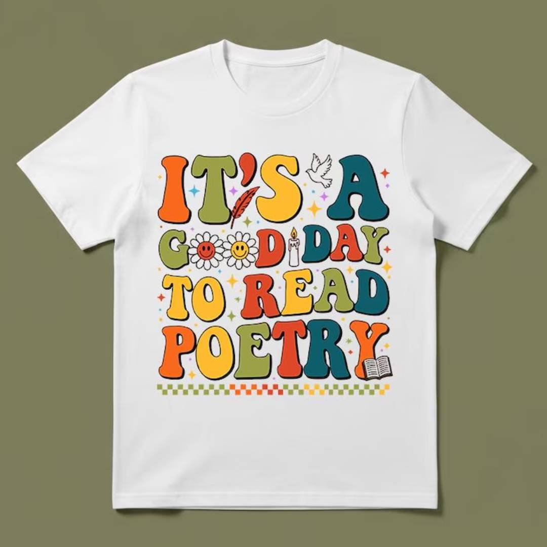 Retro Poetry Shirt Literary Icons Graphic Tee 2 Retro Poetry Shirt ENGLISH