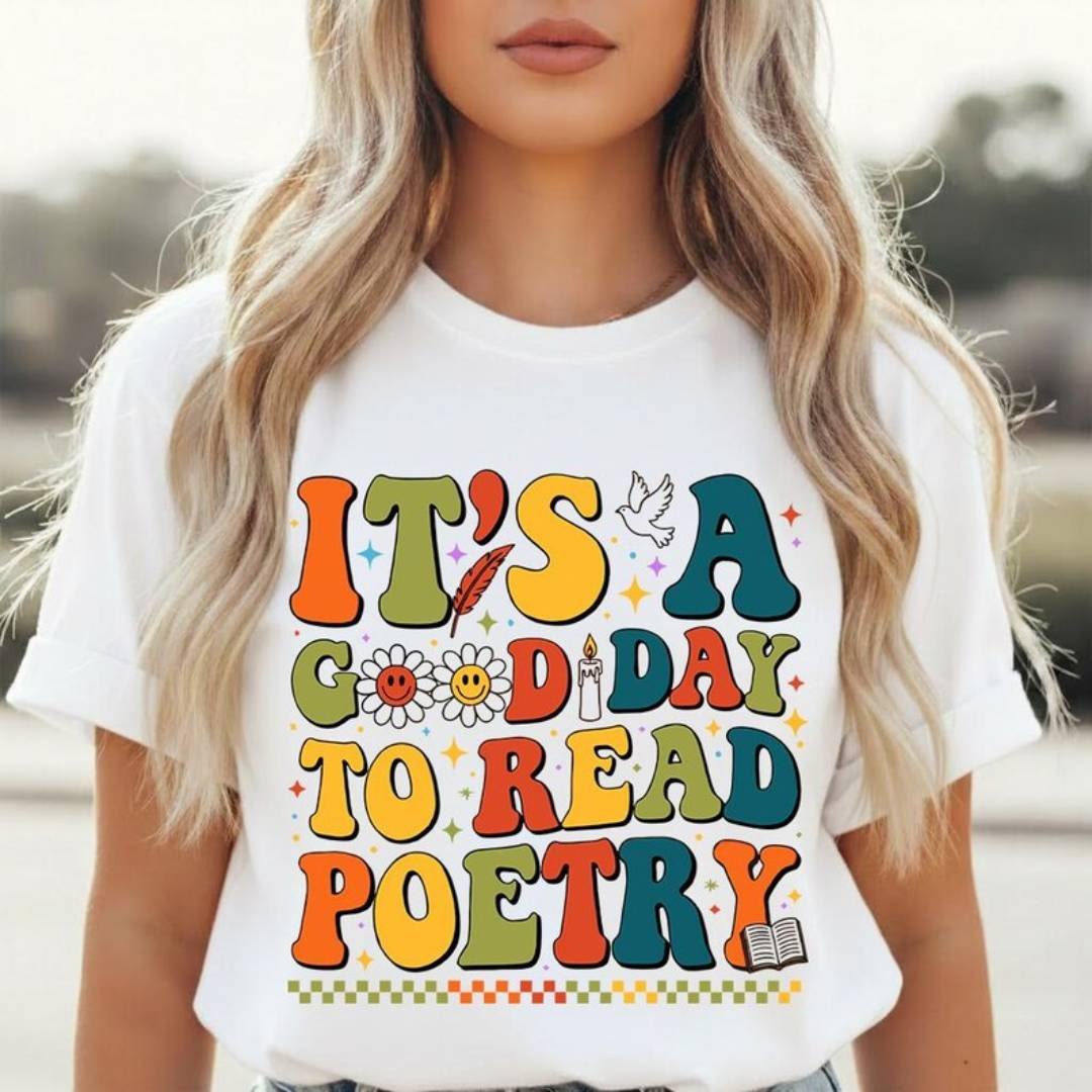 Retro Poetry Shirt Literary Icons Graphic Tee 1 Retro Poetry Shirt