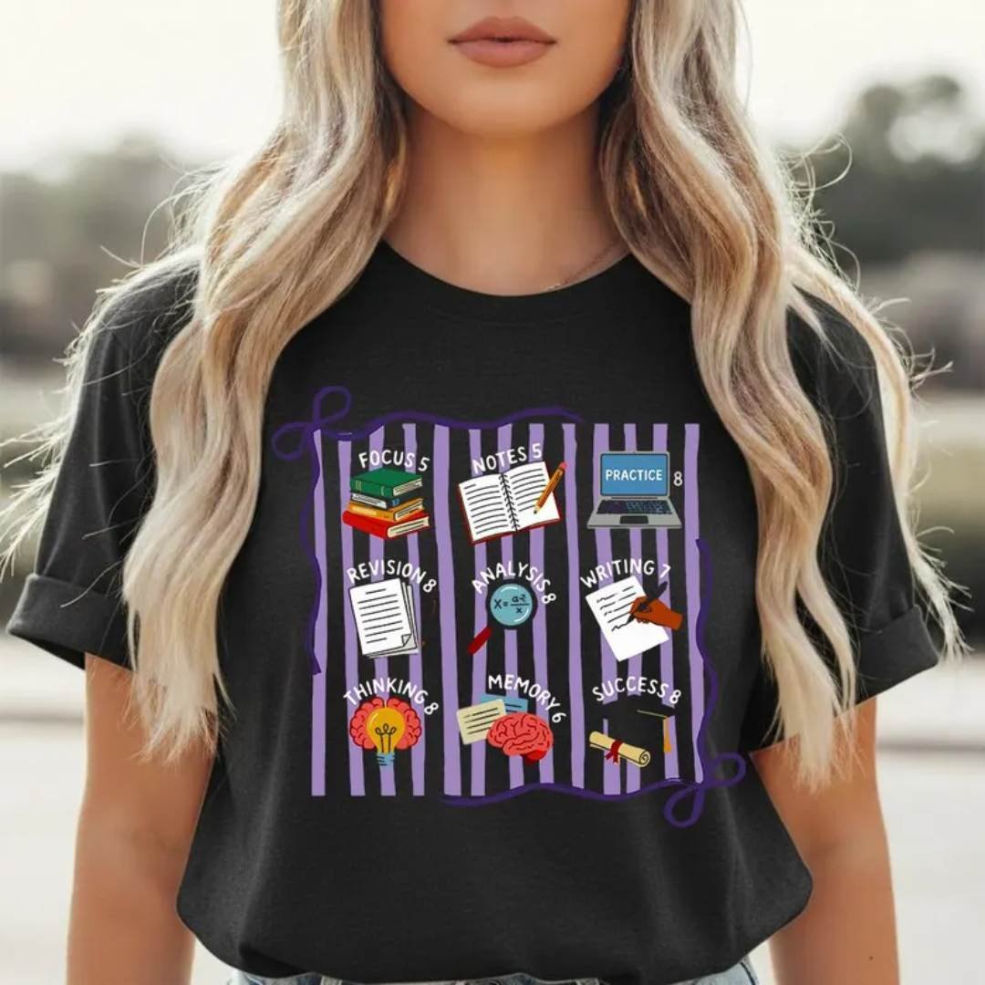 Study Motivation Graphic Tee 1 Study Motivation Graphic Tee
