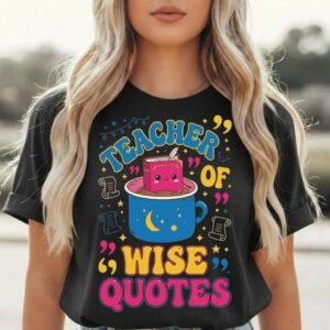 Teacher of Wise Quotes Shirt