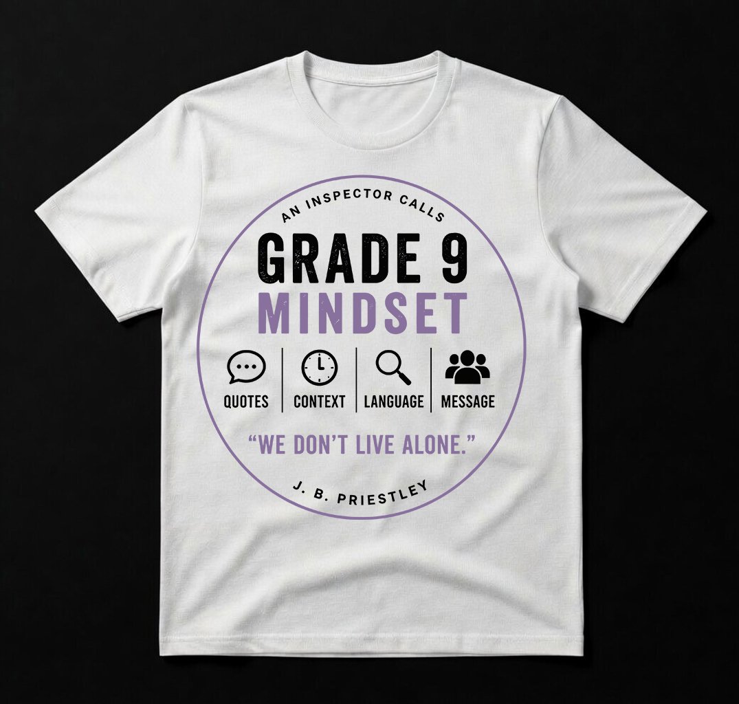GCSE Revision Graphic T-Shirt 3 14) Grade 9 Mindset 01 (3)
