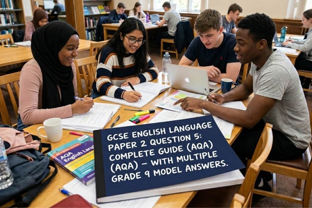 GCSE English Language Paper 2 Question 5 Complete Guide (AQA) – With Multiple Grade 9 Model Answers