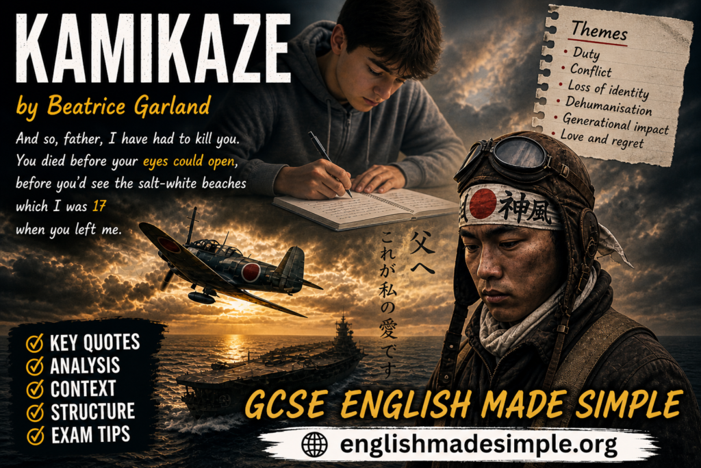 Kamikaze by Beatrice Garland – How to Get a Grade 9 (AQA GCSE English Literature) 8 Kamikaze article image